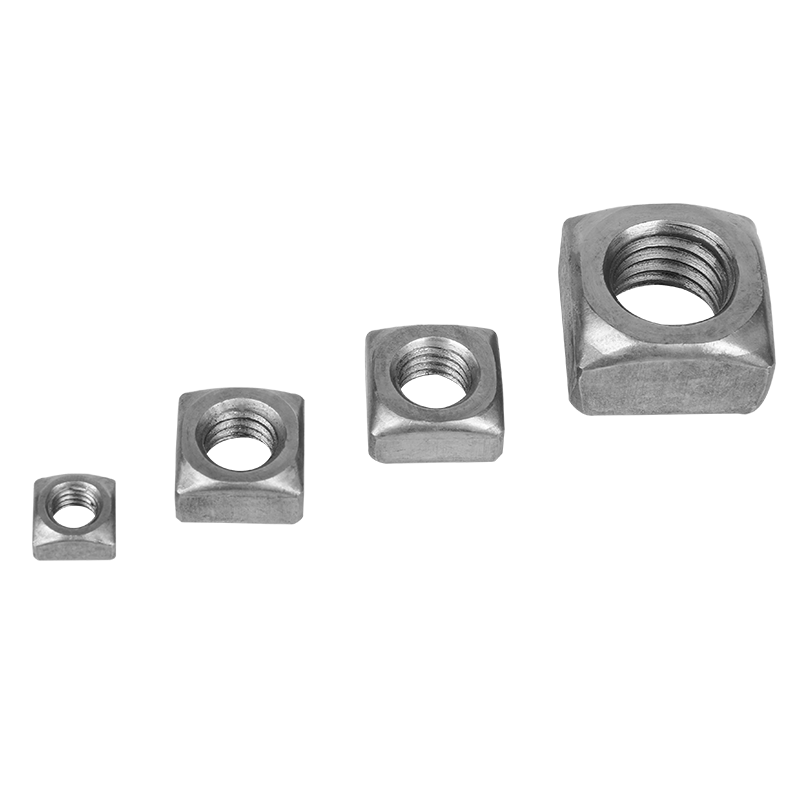 M5-M20 Porca quadrada de aço inoxidável DIN de aço zincado brilhante